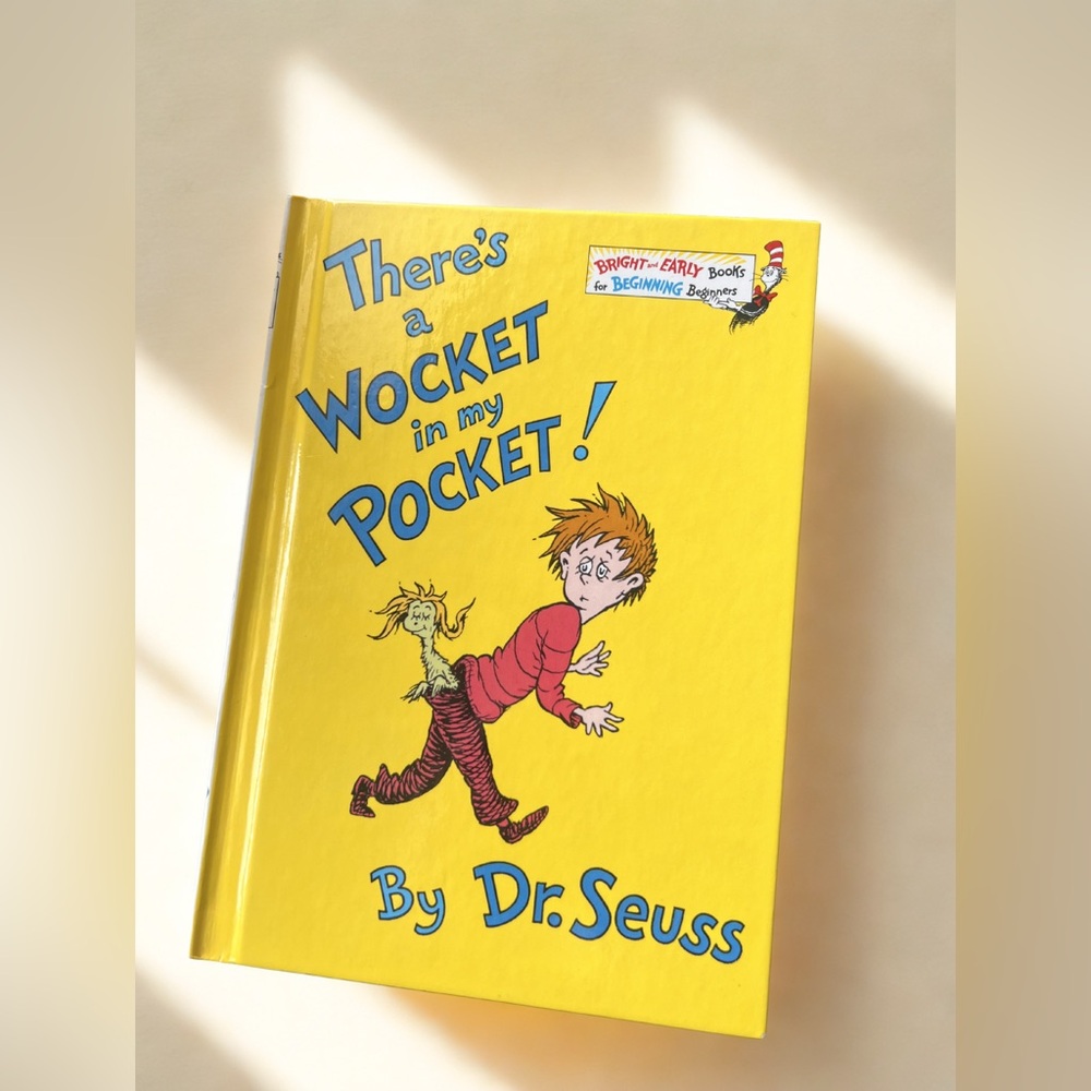 Dr Seuss There’s a Wocket in My Pocket Book HC Grolier Edition